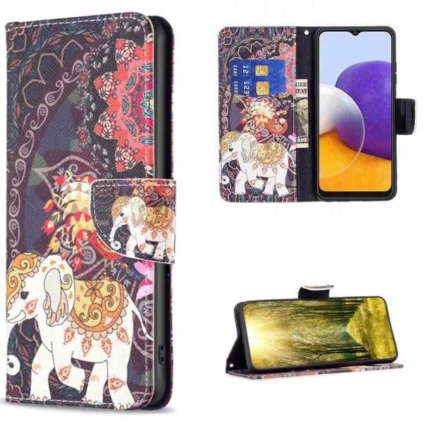 Pung Etui Samsung Galaxy S23 - Indisk / Elefant