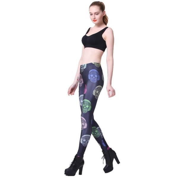 Dödskalle med Hörlurar Leggings