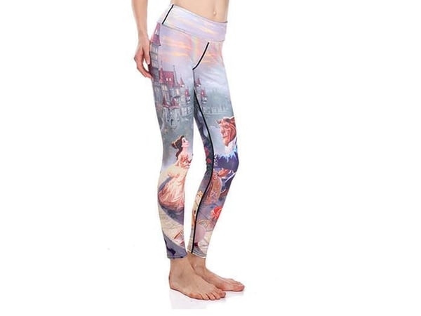 Träningstights Skönheten och Odjuret Leggings