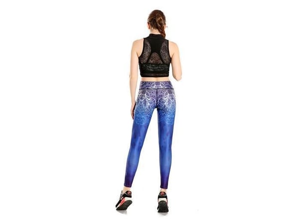 Träningstights Midnatts Blå Yoga Leggings