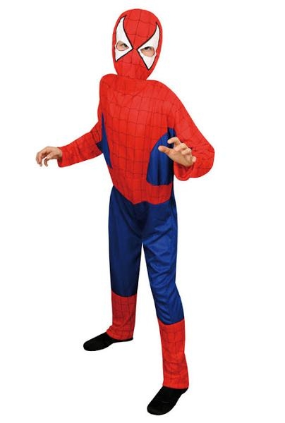 Spindelmannen dräkt Maskeraddräkt Large134-146cm 10-12 år