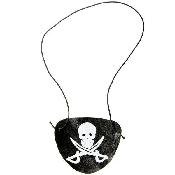Ögonlapp pirat i Fuskskinn Maskerad