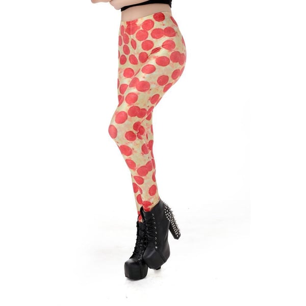 Röda Prickar Leggings