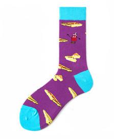 Happy Cool Socks Trendiga Färgglada mönstrade strumpor sockar 37-40