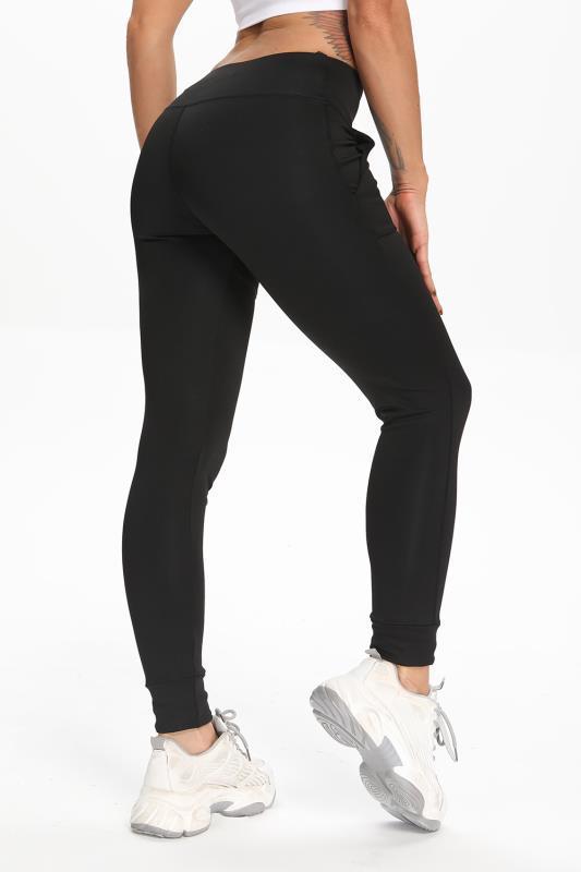 Svarta Leggings med fickor
