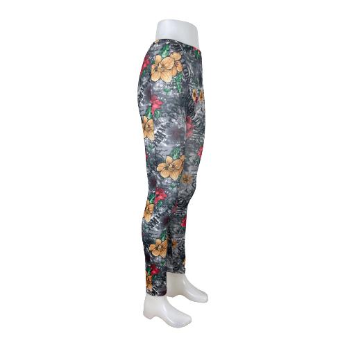 Kamouflage Leggings med Blommor