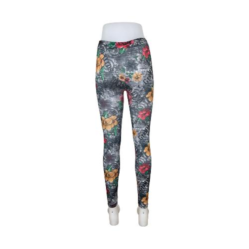 Kamouflage Leggings med Blommor