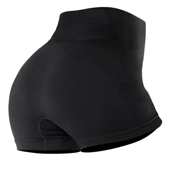 Fitness shorts med hög midja