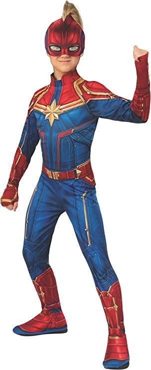 BARNDRÄKT, CAPTAIN MARVEL Barn Maskeraddräkt Carol Denvers Hjälte