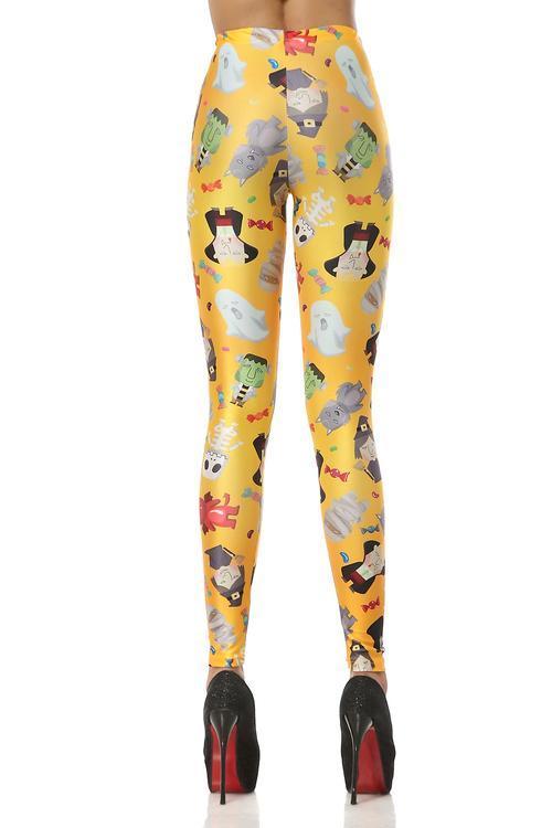 Leggings med Cartoon Figurer