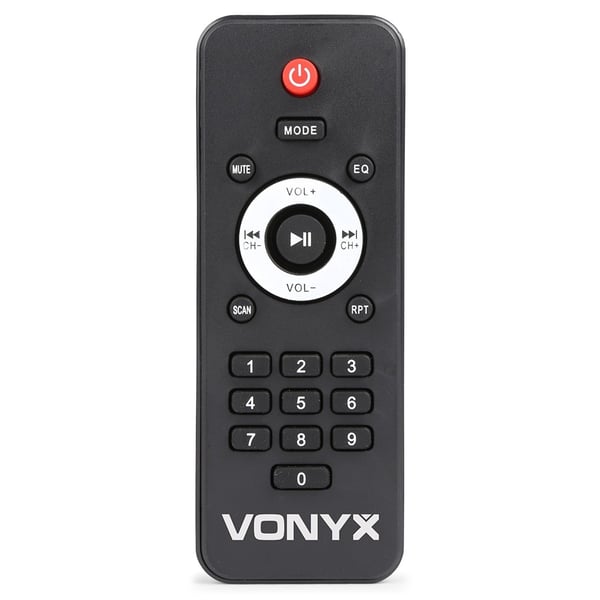 Vonyx SMWBA15MP3, 2 x Slutsteg, 15", 600W Peak effekt