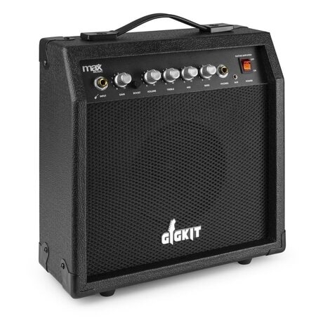 Max GIGKit gitarrförstärkare 40W Peak effekt för elgitarrer Svart