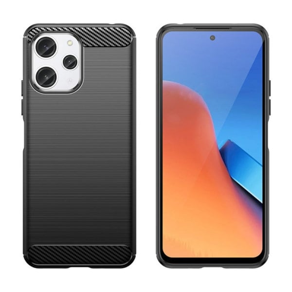 Mobilskal till Xiaomi Redmi 12 Flexible Carbon - Svart
