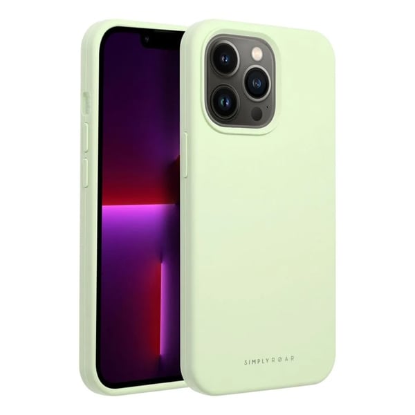 Roar Mobilskal till iPhone 13 Pro Roar Cloud Skin - Ljusgrön