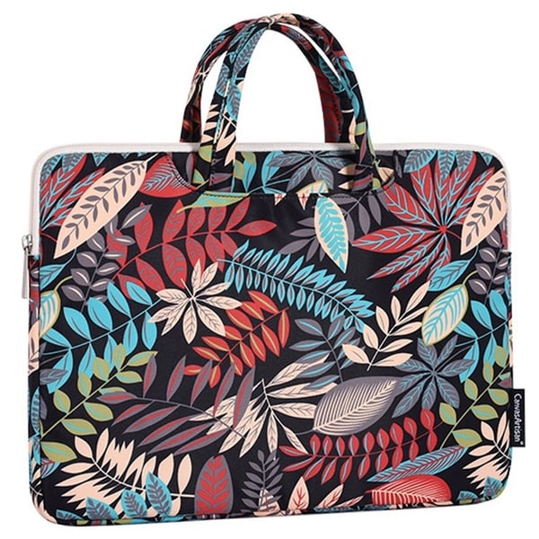 CANVASARTISAN Computeretui 15\" H30-B01 Big Leaves - Blå