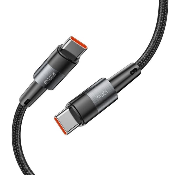 Tech-Protect USB-C till USB-C Kabel (25cm) Ultraboost - Svart