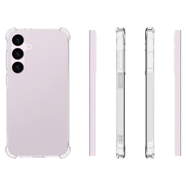 Mobilskal till Galaxy S24 Plus Flexible TPU Anti-scratch HD - Clear