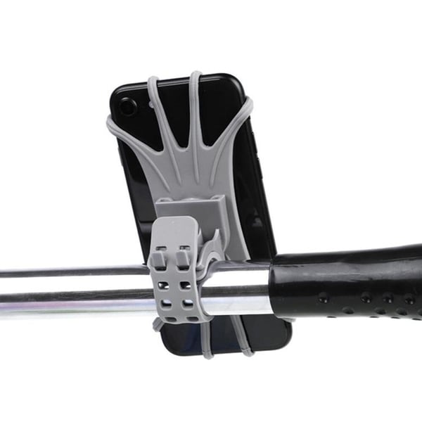 Swivel Cykelhållare Silikon med Replaceable Head - Svart