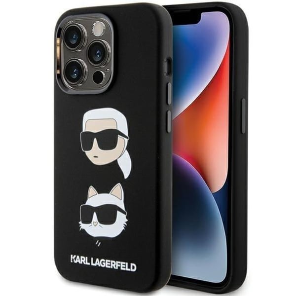 KARL LAGERFELD Mobilskal till iPhone 15 Pro Max Karl&Choupette Head