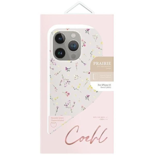 UNIQ Telefontaske til iPhone 15 Pro Max Coehl Prairie - Beige