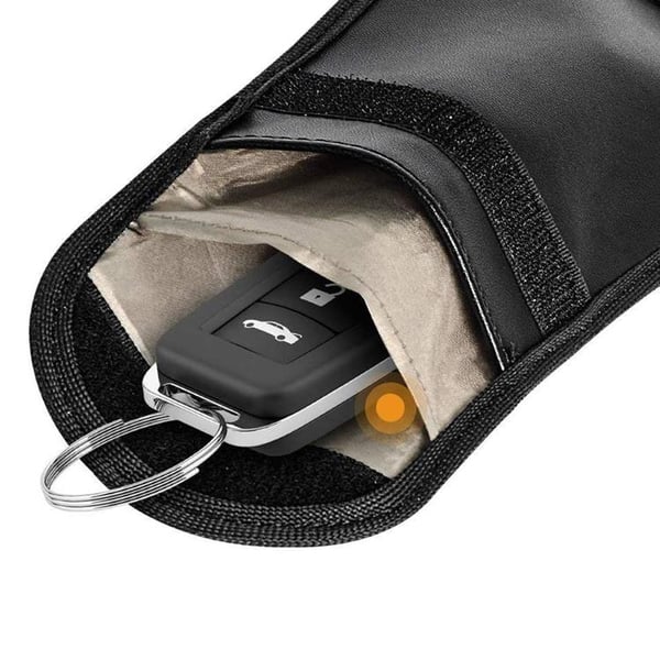 Taske til bilnøgler Faraday Taske 14cm x 10cm - Sort