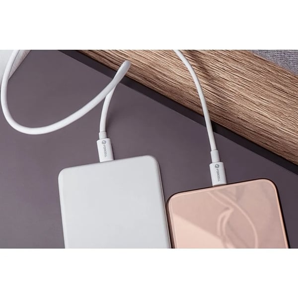 Forcell USB-C till USB-C Kablar 50m - Vit