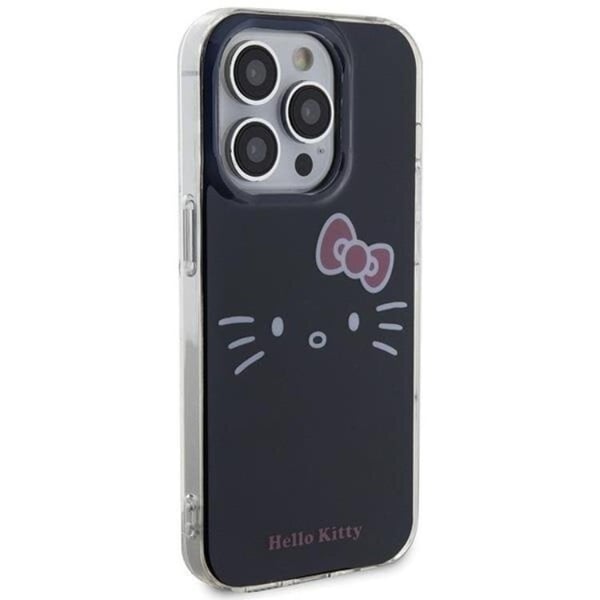 Hello Kitty Mobilskal till iPhone 15 Pro IML Kitty Face - Svart