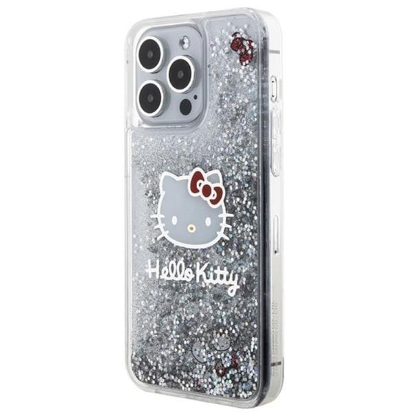 Hello Kitty Mobilskal till iPhone 15 Pro Max Liquid Glitter Charms