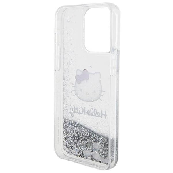 Hello Kitty Mobilskal till iPhone 15 Pro Max Liquid Glitter Charms