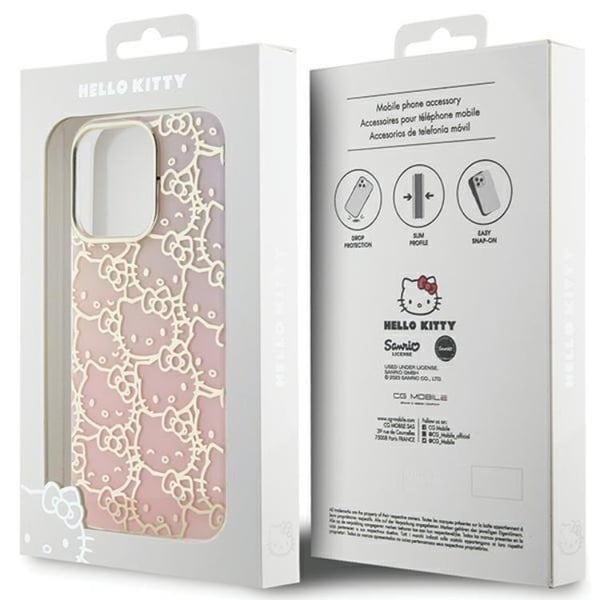 Hello Kitty Mobilskal till iPhone 15 Pro Max IML Gradient Electrop