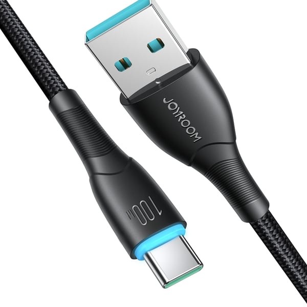 Joyroom Starry USB-C till USB-A kabel 100W 1m - Svart