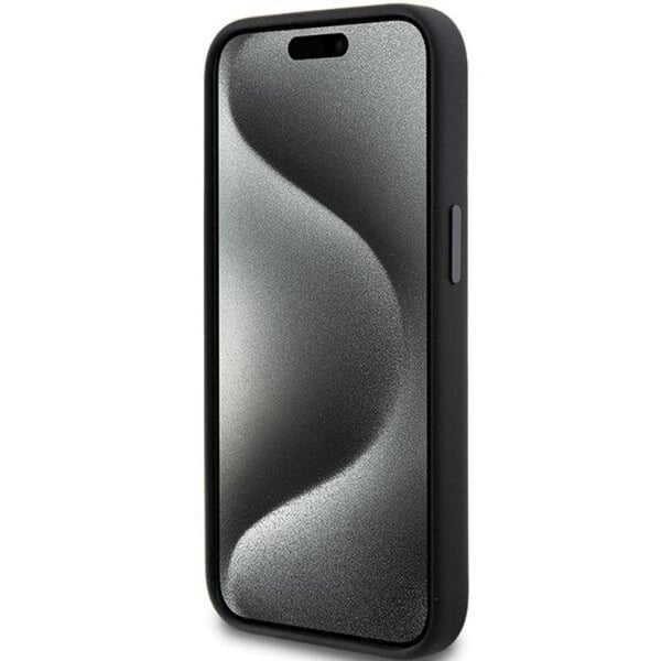 KARL LAGERFELD Mobilskal till iPhone 15/14 Plus Silikon Metal Pin