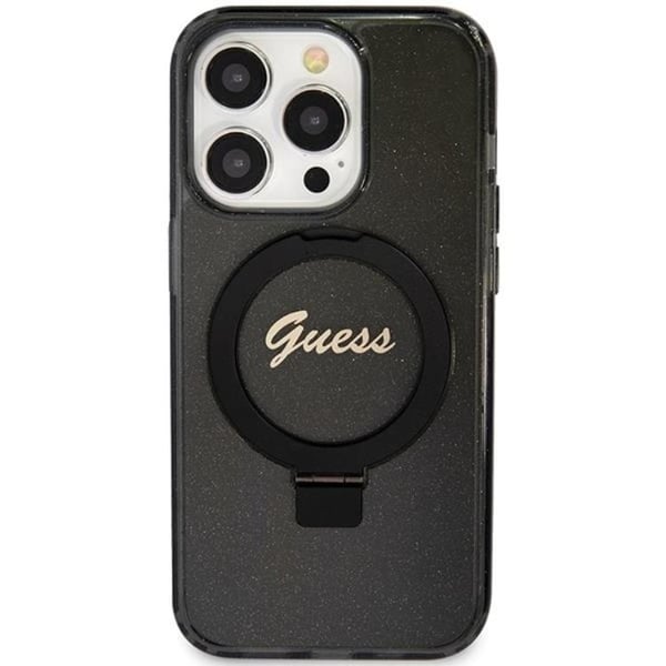 Guess Mobilskal till iPhone 15 Pro Max Magsafe Script Glitter