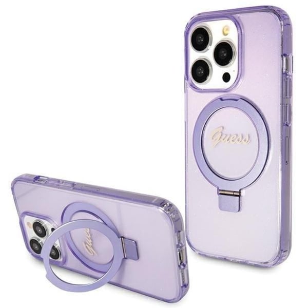Guess Mobilskal till iPhone 15 Pro Max Magsafe Script Glitter