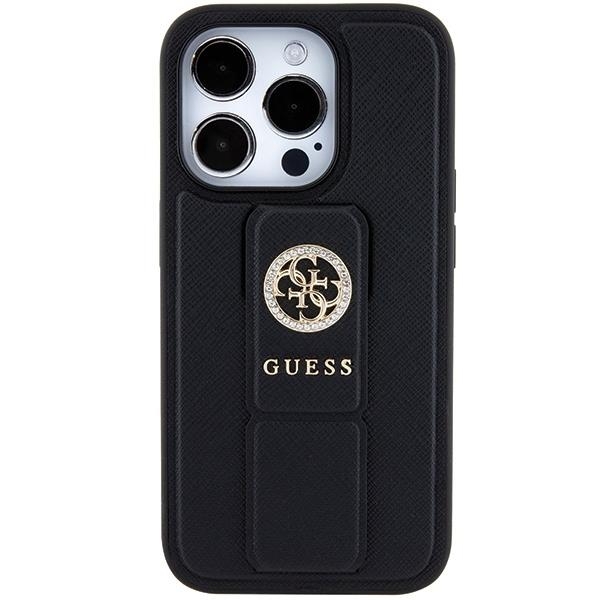 Guess Mobilskal till iPhone 15 Pro Max Grip Stand Saffiano Strass