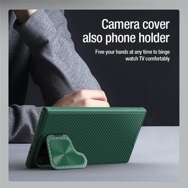 Nillkin Mobilcover til Galaxy S24 Magsafe CamShield Prop - Sort