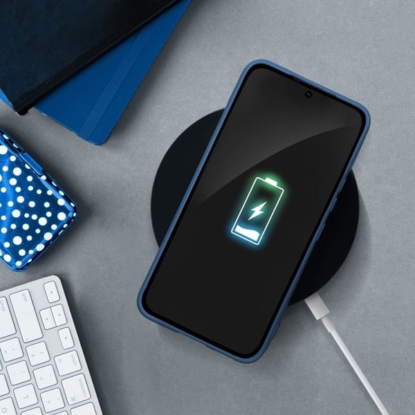 Mobilskal till Galaxy S24 Ultra Silikon - Blå