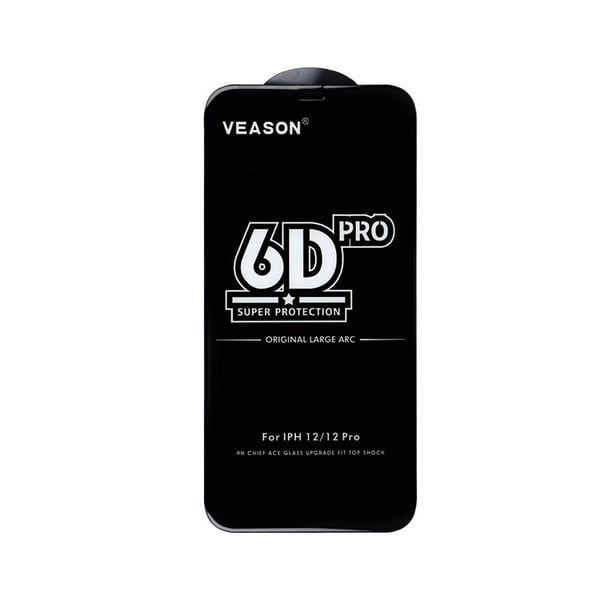 Veason Galaxy S24 Ultra Härdat Glas Skärmskydd 6D - Svart