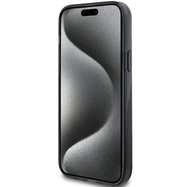 KARL LAGERFELD Telefontaske til iPhone 15/14/13 MagSafe Ringstativ - Sort
