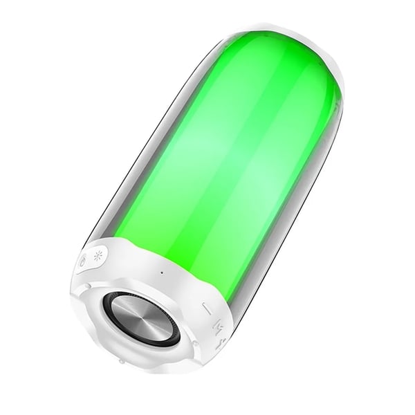 Hoco Trådlös Högtalare Bluetooth Pulsating Colorful - Vit
