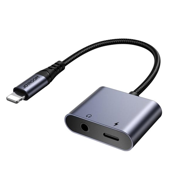 Joyroom 2in1 lyn/belysning/3,5 mm Mini Jack DAC-adapter