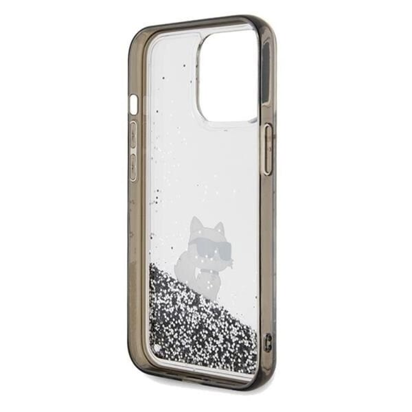 KARL LAGERFELD Mobilskal till iPhone 13 Pro/13 Liquid Glitter Choupette