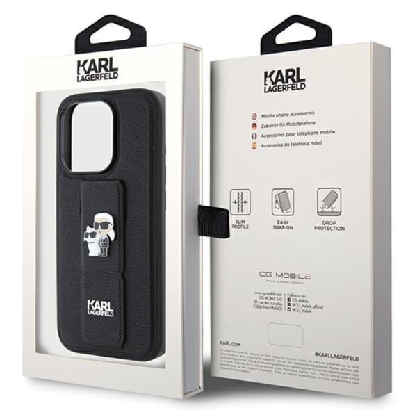 KARL LAGERFELD Puhelinkotelo iPhone 13 Pro/13 Gripstand Saffiano Pins