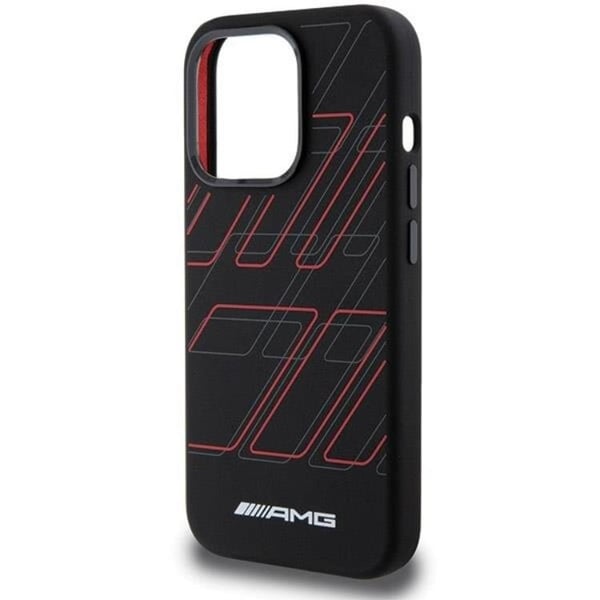 AMG Mobilskal till iPhone 15 Pro MagSafe Silikon Large Rhombuses