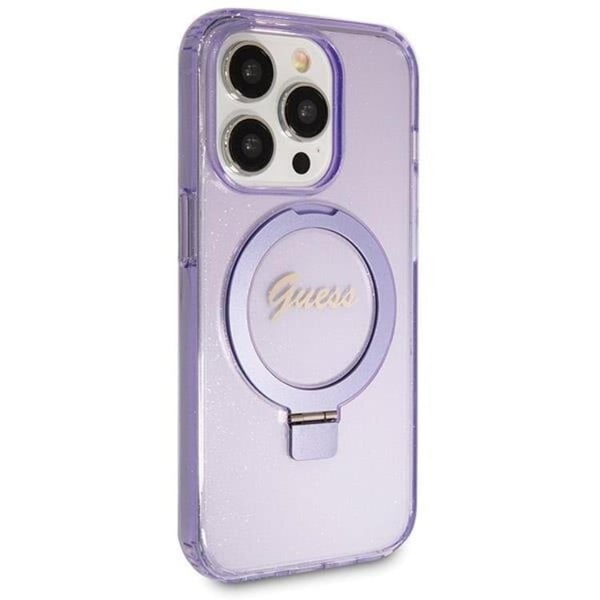 Guess Mobilskal till iPhone 14 Pro Max Magsafe Script Glitter