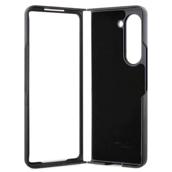 BMW Mobilskal till Galaxy Z Fold 5 Signature Logo Imprint - Svart