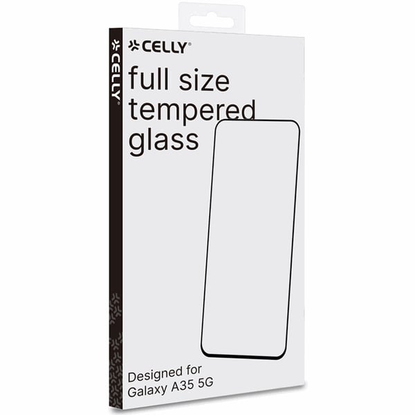 Celly Galaxy A35 5G Härdat Glas Skärmskydd Full - Clear