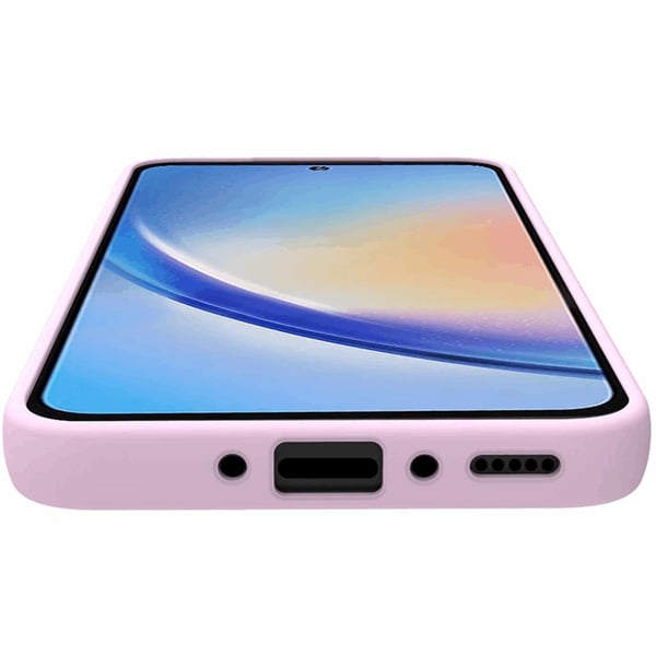 Celly Mobilcover til Galaxy A35 5G Soft Rubber - Rosa
