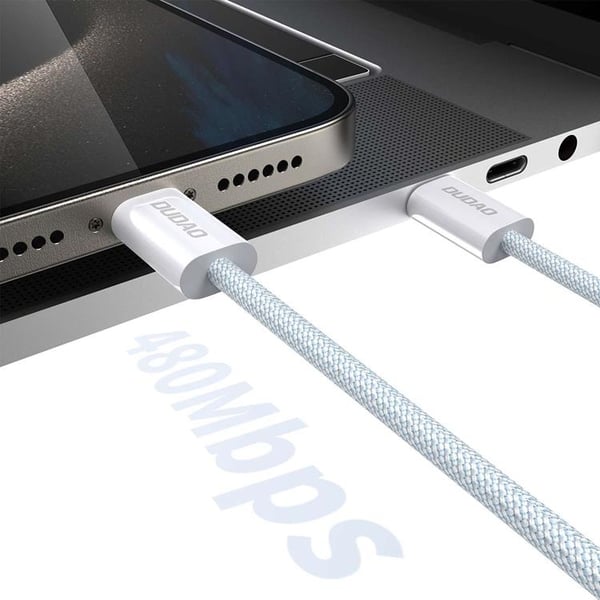 Dudao L6C USB-C til USB-C Kabel PD 60W 2m - Lyseblå