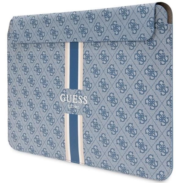 Guess Datorfodral 14'' Printed Stripes - Blå